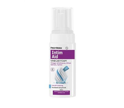  FREZYDERM Intim Aid Vinegar Foam Ειδικός Αφρός Καθαρισμού με Χαμηλό PH 3.5, 100ml, fig. 1 