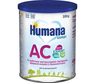  HUMANA AC Expert Βρεφικό Γάλα 0m+ Κατά των Κολικών & της Δυσκοιλιότητας, 350gr, fig. 1 