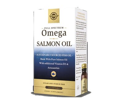  SOLGAR Full Spectrum Omega Salmon Oil 120 softgels, fig. 1 