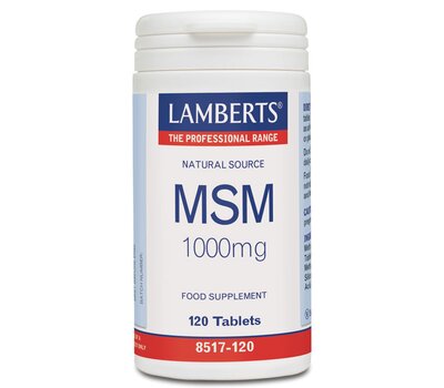 LAMBERTS MSM 1000mg 120 Tablets