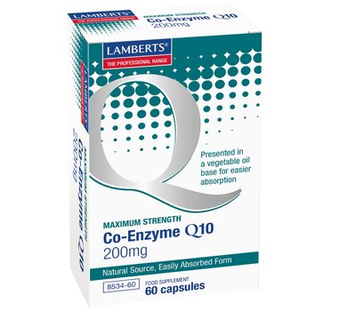 LAMBERTS Co-Enzyme Q10 200mg 60 Capsules