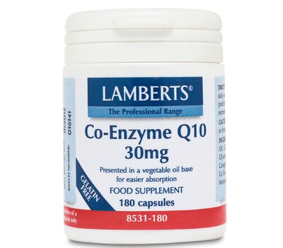 LAMBERTS Co-Enzyme Q10 30mg 60 Capsules