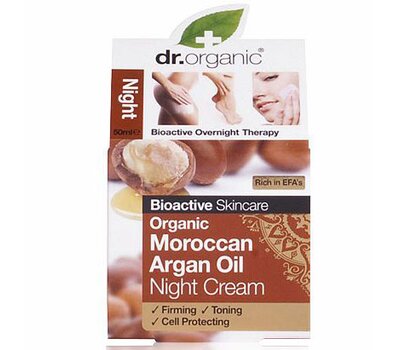  Dr.Organic Moroccan Argan Oil Night Cream, 50ml, fig. 1 